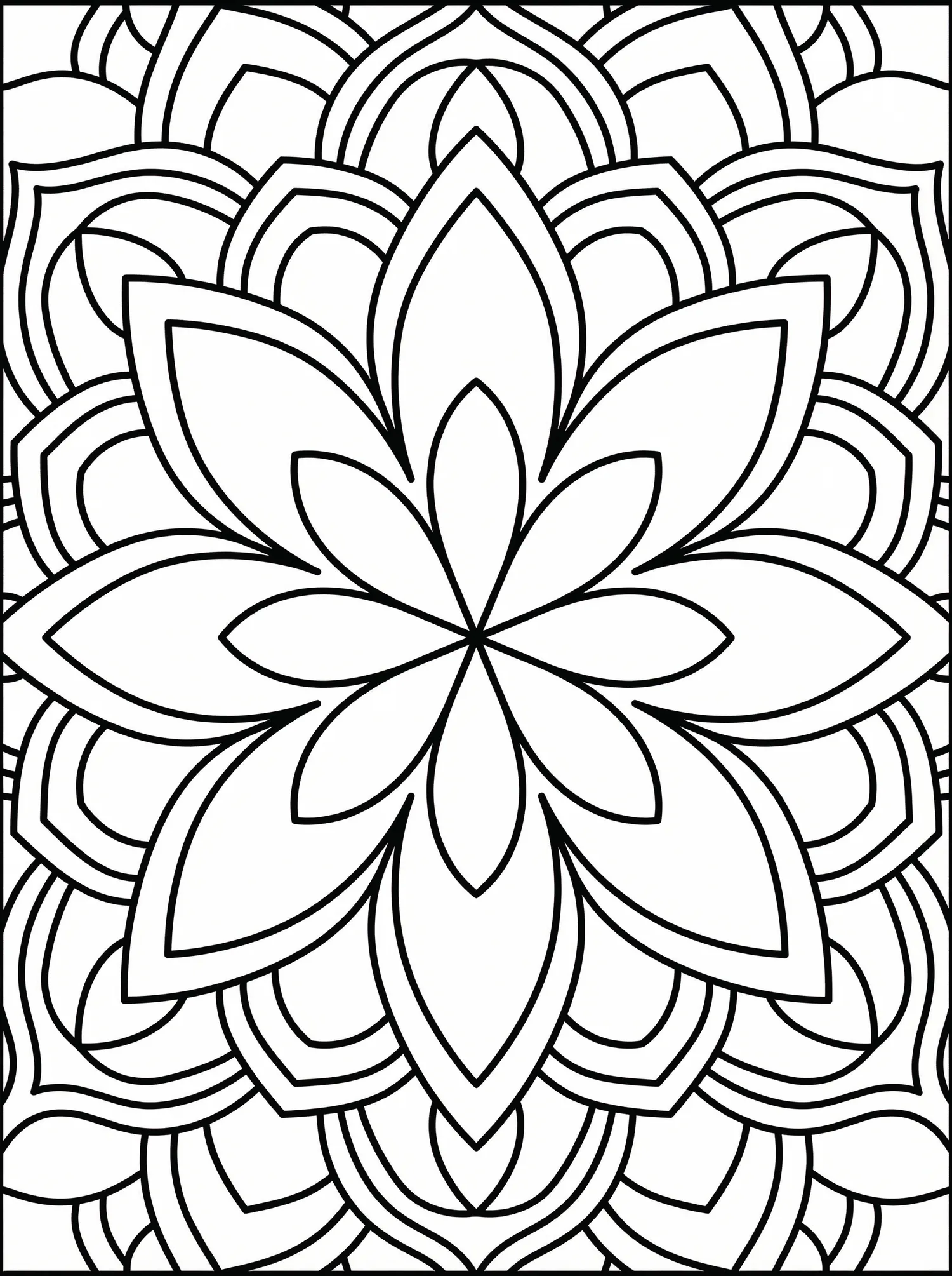 Rosace Harmonieuse - pack Mandalas Zen